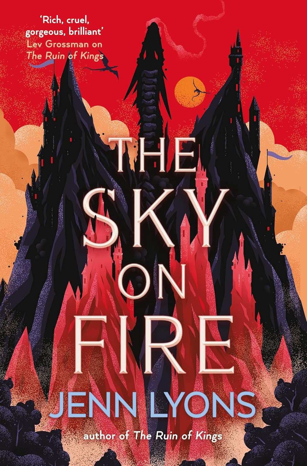 The Sky on Fire by Jenn Lyons